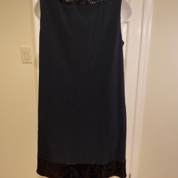 Nine West - Woman’s black sleeveless cocktail dress with decorative sequence, 6 - Picture 2 of 7